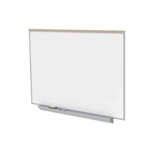 Centurion Premium Magnetic Porcelain Aluminum Frame Whiteboards with Maprail
