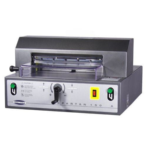 Challenge Spartan 150A 15.75" Automatic Electric Paper Cutter w/ Power Clamp