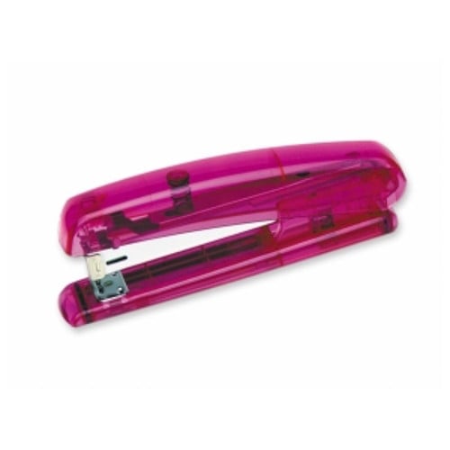 Charles Leonard Pink Lightweight Desktop Stapler