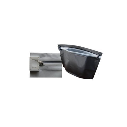 Black Medium Child Resistant Bags (8" x 6" x 2.36") - 50pk