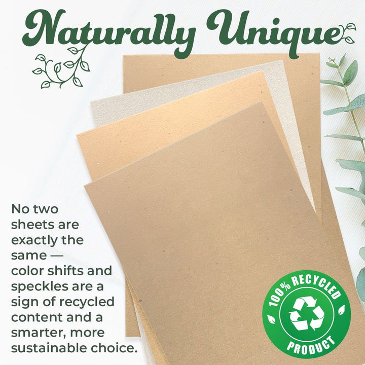 8.5" x 14" Legal Size 18pt Chipboard Covers - 25pk