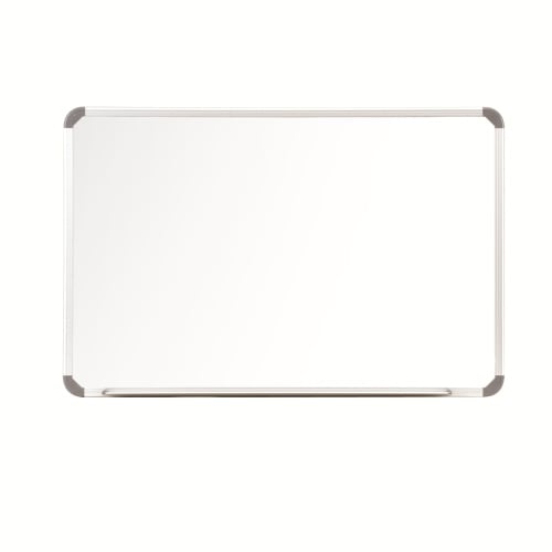 Cintra 18" x 24" Magnetic Painted Steel Whiteboard with Euro Style Aluminum Frame
