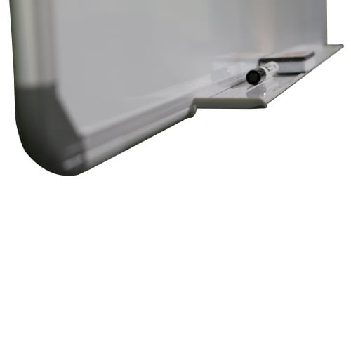 Cintra 36" x 48" Magnetic Painted Steel Whiteboard with Euro Style Aluminum Frame