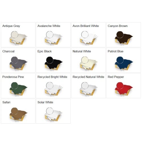 8.75 x 11.25 Classic Columns Binding Covers With Windows - 50 sets (Oversize)