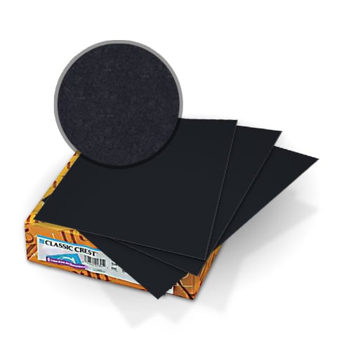 Classic Crest Epic Black 5.5" x 8.5" 80lb Covers  - 50pk