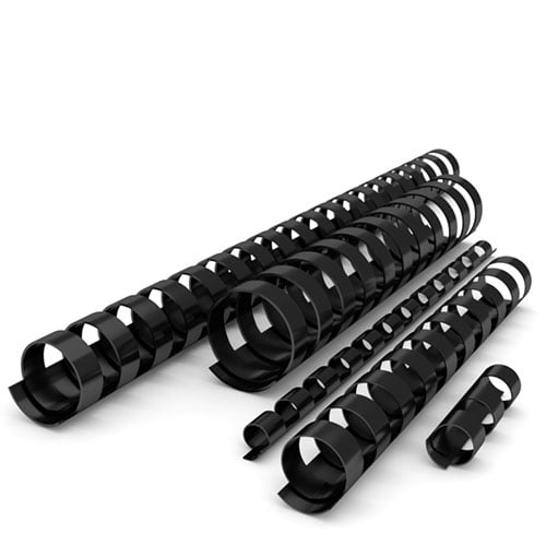 binding combs or spines 100 Pack, 3/4 Inch Plastic, Holds 150 Sheets - Performore 1/4 Inch)Length GBC WireBind Binding Spines, 7/16"