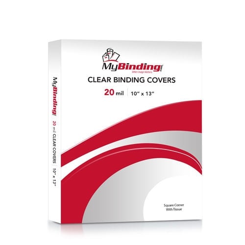 20mil Mega Heavy Duty 10" x 13" Clear Covers - 100pk