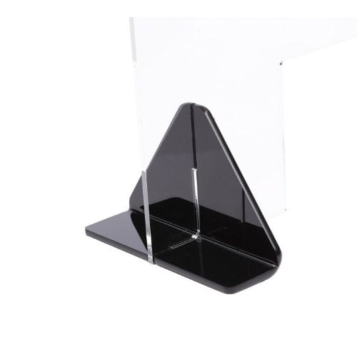 23.5" x 23.5" Clear Acrylic Safety Barrier / Sneeze Guard for Tabletop
