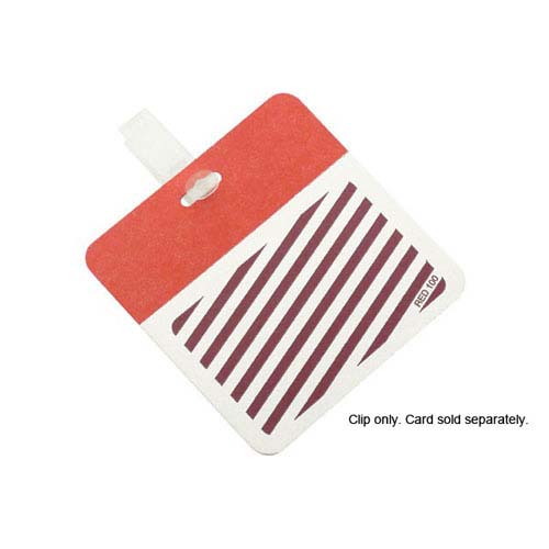 Clear Plastic Card Clip - 500pk