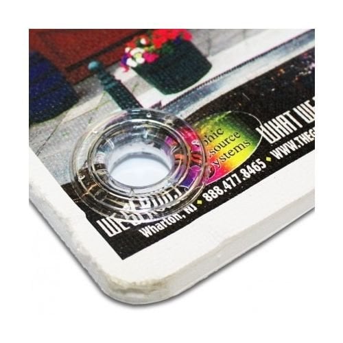 #3  7/16" (12mm) Long Barrel Clear Plastic Grommets - 500 Sets