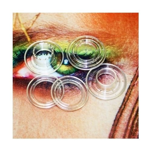 #1  5/16" (8mm) White Plastic Grommets - 500 Sets