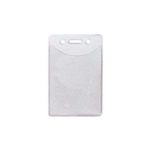 Clear Vertical Anti-Print Transfer Badge Holders - 100pk