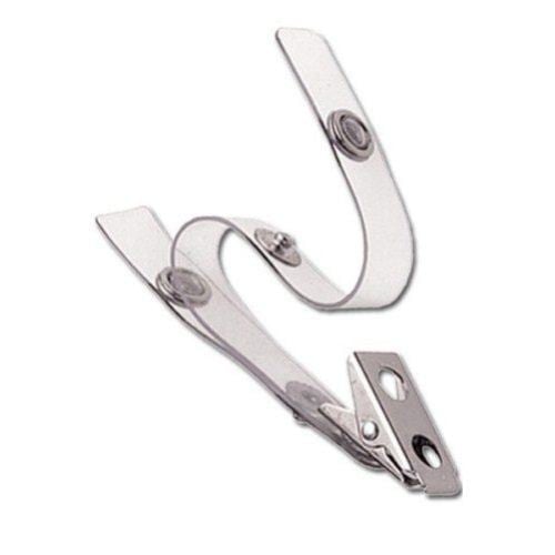 Clear Vinyl Doubled Straps with 2-Hole Clips - 100pk