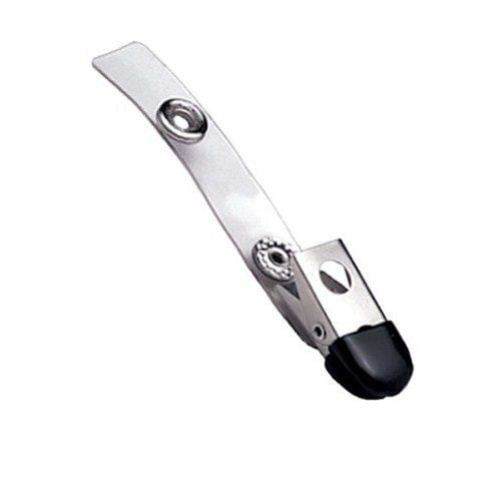 Clear Vinyl Straps with Rubber-Tip 2-Hole Clips - 100pk