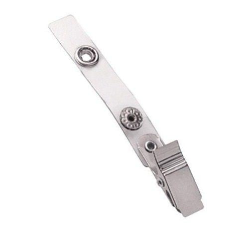 Clear Vinyl Straps with Thumb Grip Clips - 100pk