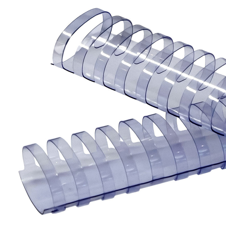 1-3/4" Clear Plastic Binding Combs - 50pk