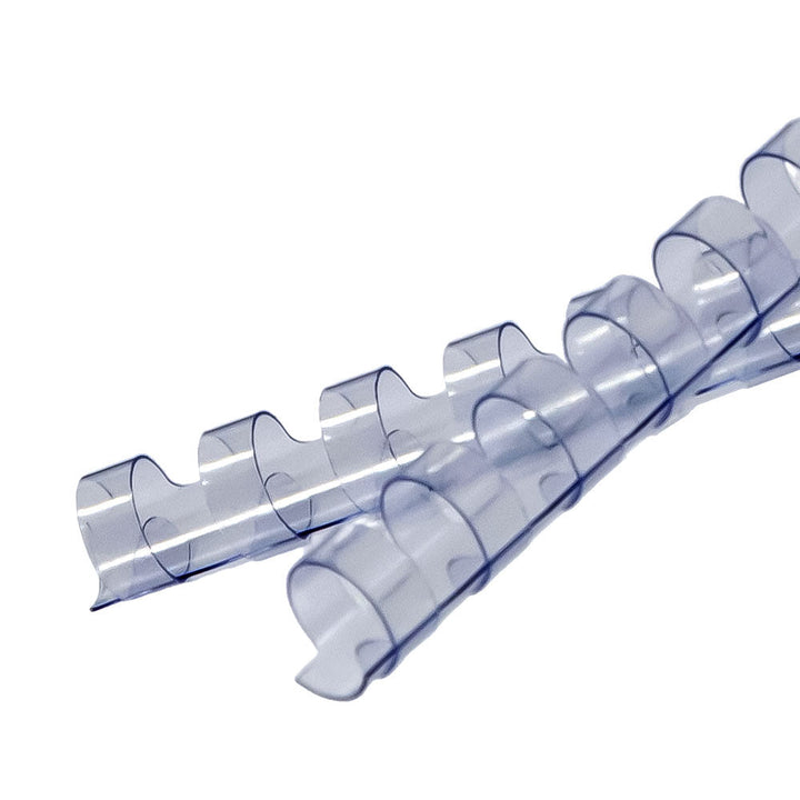 7/8" Clear Plastic Binding Combs - 100pk