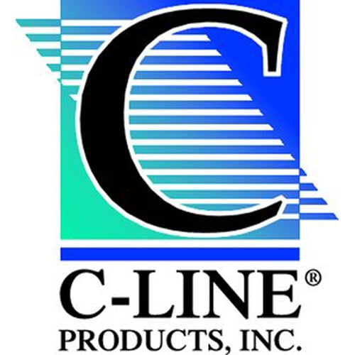 C-Line 1 1/2 x 6"  Removable Peel & Stick Shelf/Bin Label - 10/BX