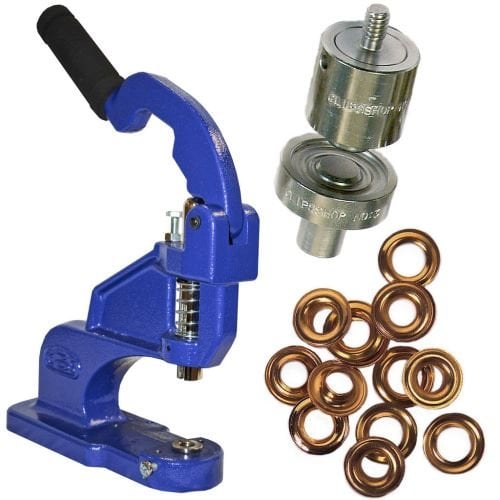 ClipsShop CSTEP-2 Grommet Press Kits with #3 Self-Piercing Die and 500 Grommets