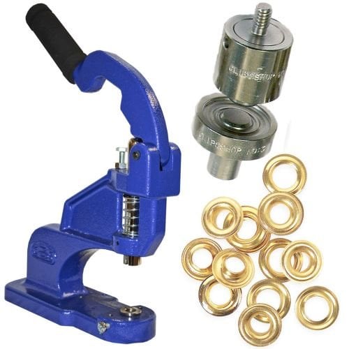 ClipsShop CSTEP-2 Grommet Press Kits with #3 Self-Piercing Die and 500 Grommets