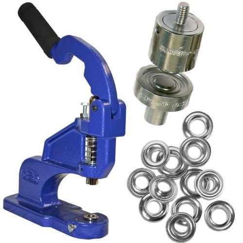 ClipsShop CSTEP-2 Grommet Press Kits with #3 Self-Piercing Die and 500 Grommets