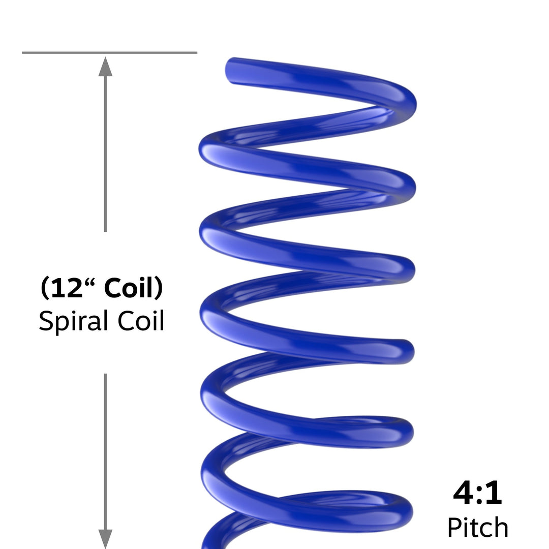 20mm Blue 4:1 Pitch Spiral Binding Coil - 100pk