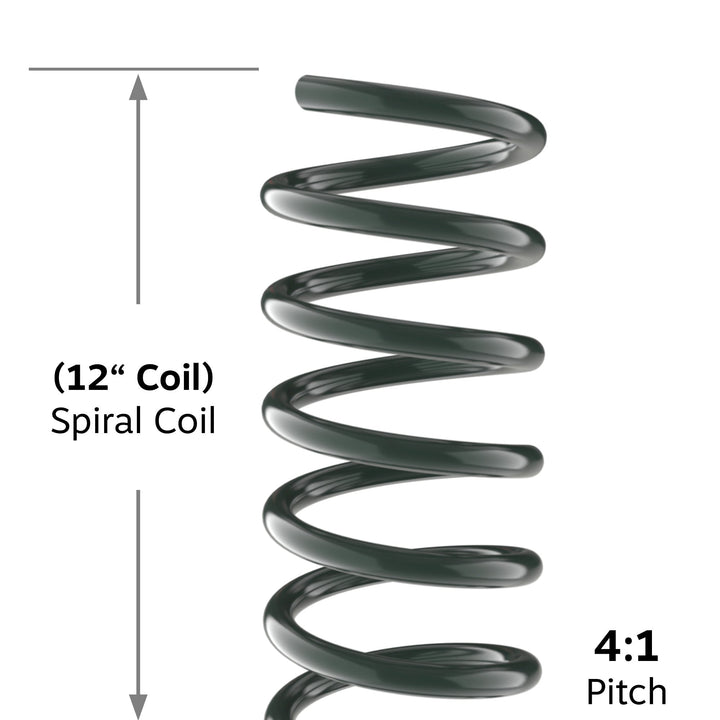 28mm Dark Green 4:1 Pitch Spiral Binding Coil - 100pk