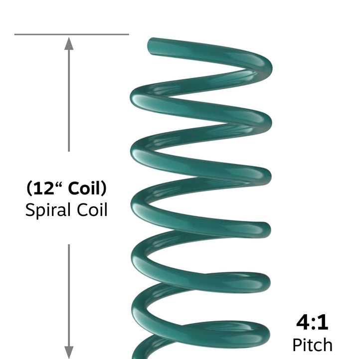 19mm Dark Teal 4:1 Pitch Spiral Binding Coil - 100pk