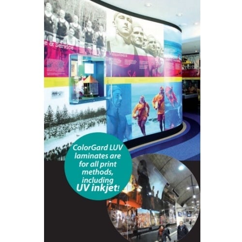 Permacolor ColorGard LUV 3.2mil 38" x 150' Matte Clear Digital PS Overlaminate