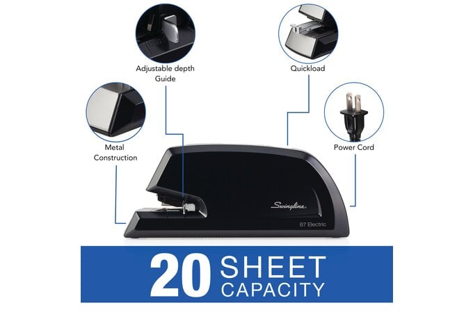 Swingline Black Commercial Electric Stapler - 06701 - Clearance Sale