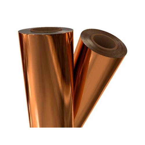 Copper Metallic 12" x 500' Laminating / Toner Fusing Foil - 2 Rolls