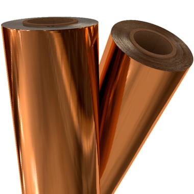 Copper Metallic Laminating / Toner Fusing Foil