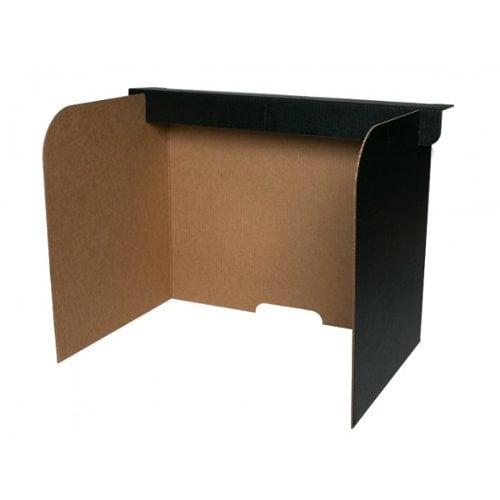 Corrugated Board Desktop Privacy Screens