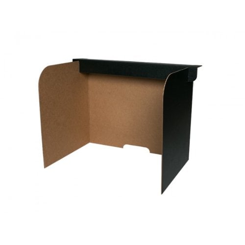 Corrugated Board Desktop Privacy Screens