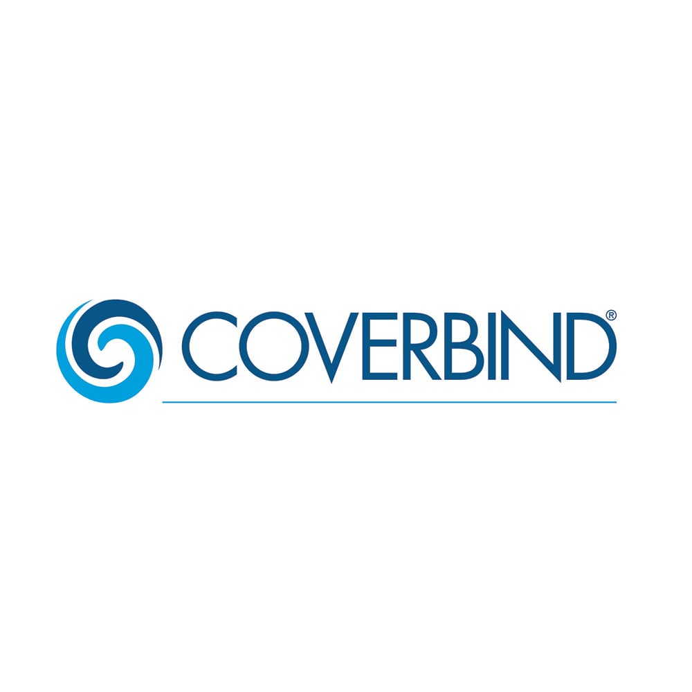 Coverbind 5/8" Royal Blue Matte Frost Linen Thermal Covers 50pk - 575505