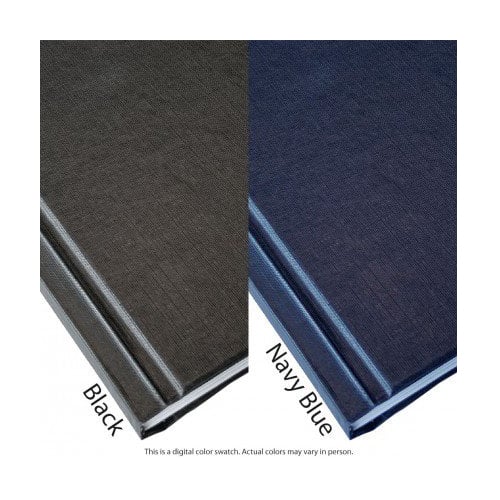 Coverbind 5/8" Black Ambassador with Window Hard Covers - 8pk