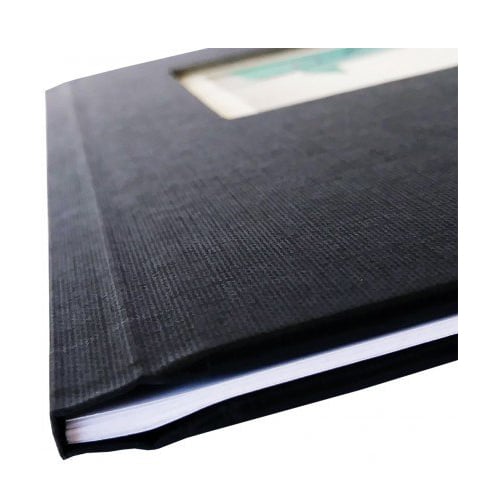 Coverbind Black Ambassador with Window Hard Covers