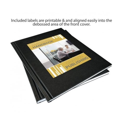 Coverbind 1/4" Black Ambassador On Demand Hard Covers 11pk - 675871