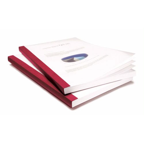 Coverbind Red Eco Matte Frost Linen Thermal Covers