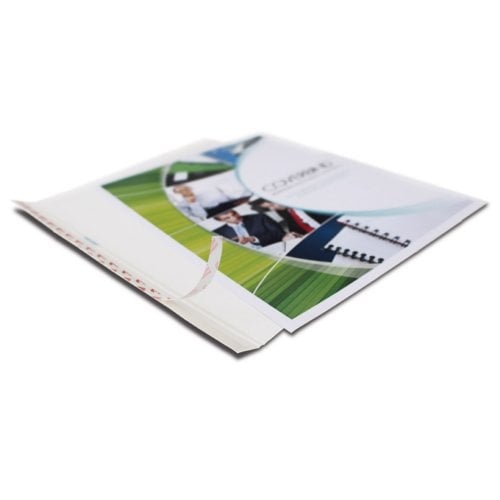 Coverbind 1/4" White Design On Demand 8.5" x 11" Thermal Covers - 20pk