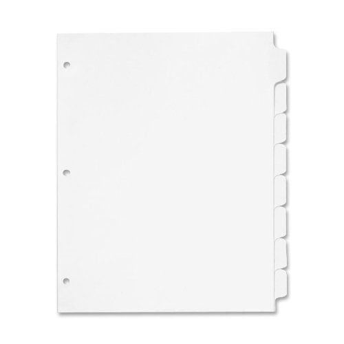 Cardinal White Write 'n Erase 8 Tab Divider (144 Sets) - CRD-60806