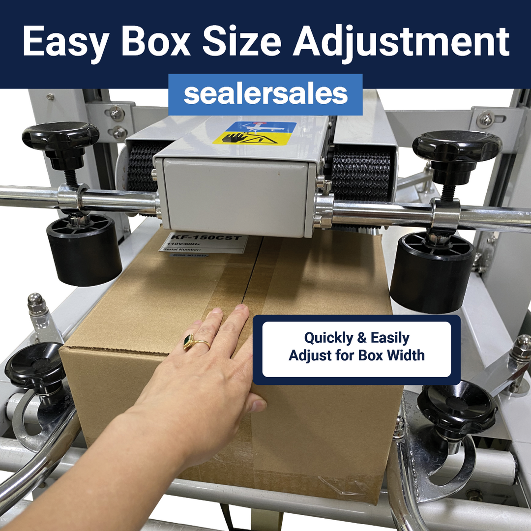 SealerSales CS-6050 Semi-Automatic Carton Sealer for Taller Cartons
