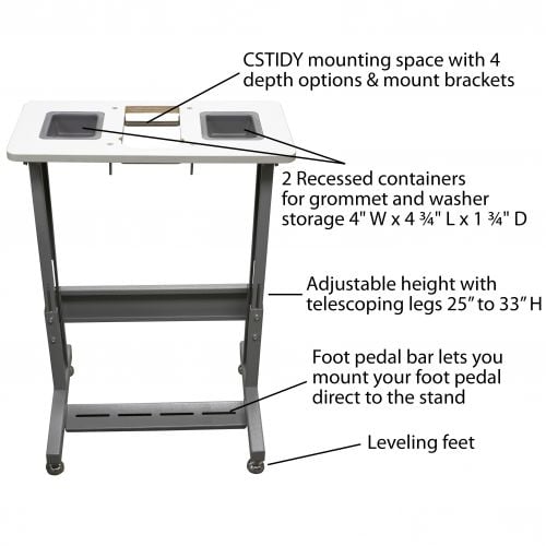 Adjustable Work Table for CS-TIDY Series Presses
