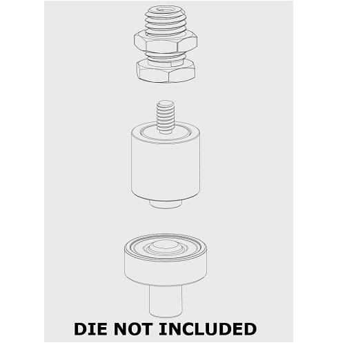 Upper Die Adjustable Height Adapter for CS-TIDY-41 Grommet Presses