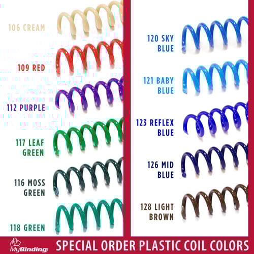 Custom Spiral Binding Plastic Coils