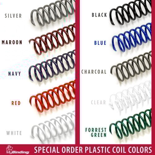Custom Spiral Binding Plastic Coils