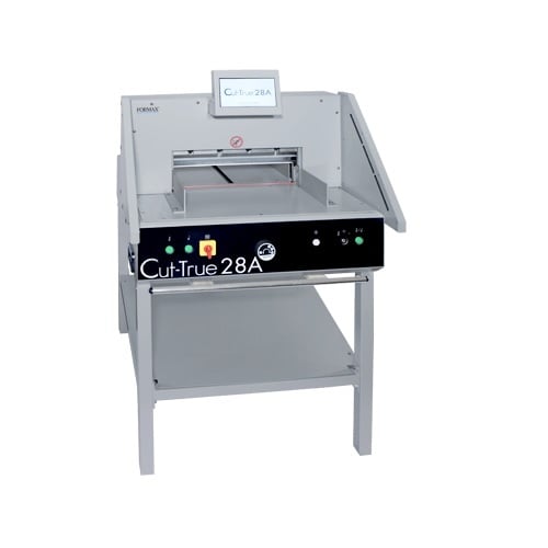 Formax Cut-True 28A Automatic Electric Programmable Guillotine Cutter and Accessories