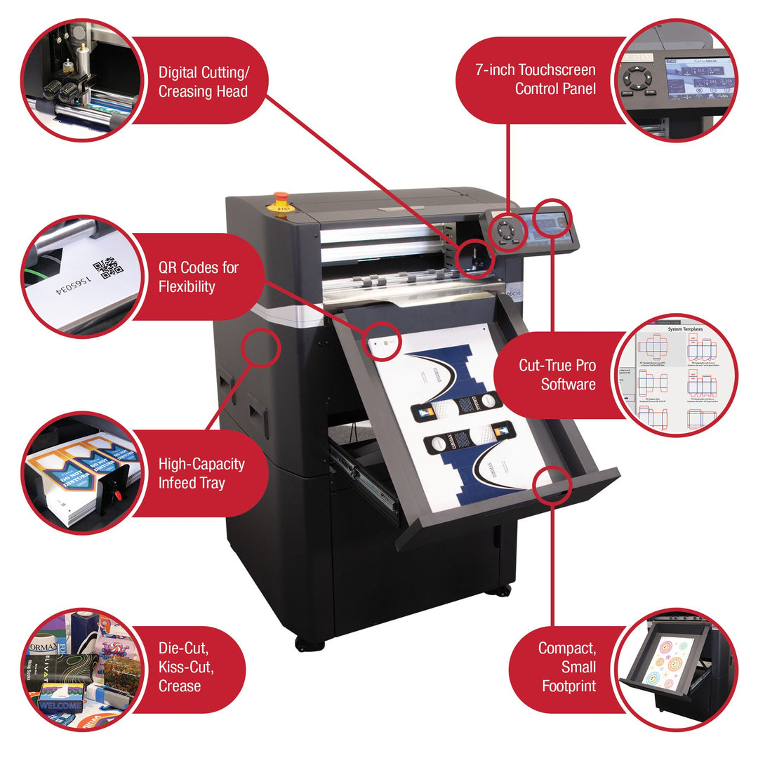 Formax Cut-True DDC50 Automatic High-Speed Digital Die Cutter and Accessories