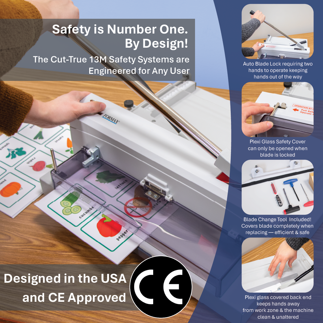 Formax Cut-True 13M 14.5" Tabletop Manual Paper Cutter