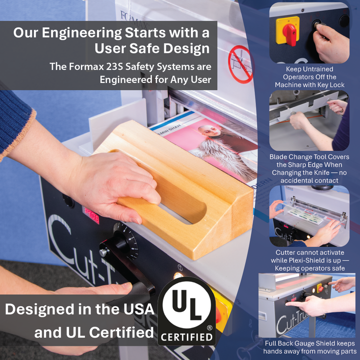 Formax Cut-True 23S 17" Electric Paper Cutter